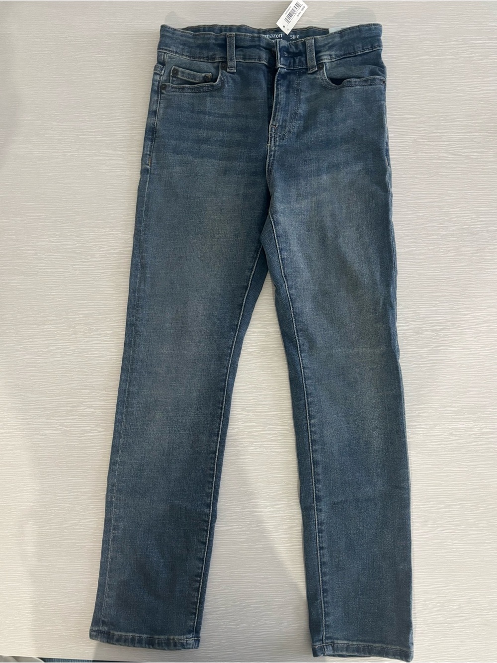 Boy’s Slim Straight Blue Jeans Amazon essentials
